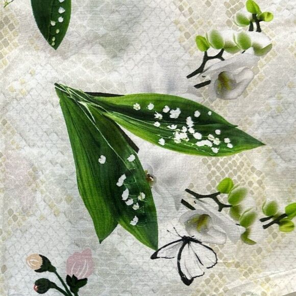 Aqua Blu Australia Carter Resort Shirt Cotton Silk Floral Butterfly Sz XL NWT - Picture 8 of 13